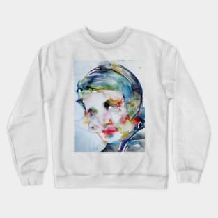 AYN RAND watercolor portrait .1 Crewneck Sweatshirt